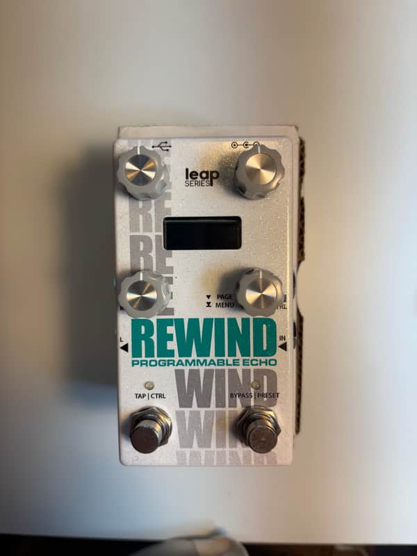 Alexander Pedals Rewind Programmable Echo 2022 - Present - White Digital Delay Guitar Bass Pedal image 1