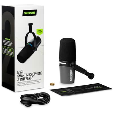 Shure MV7i Black Smart Microphone & Interface image 5