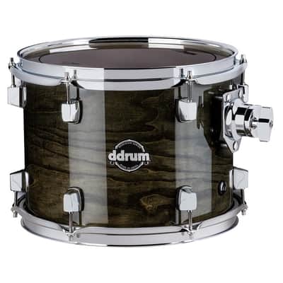 ddrum Dominion 9x12 Rack Tom. Trans Black image 1