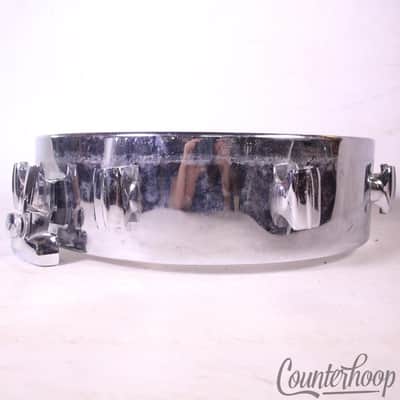 Premier 14x4" 2000 Model Snare Drum Chrome-Aluminum Shell Piccolo Vintage 70s UK image 4