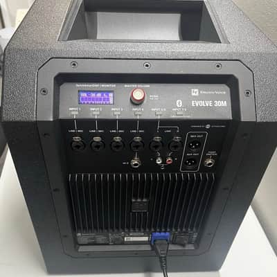 Electro-Voice Evolve 30M Portable Powered Column Loudspeaker - BASE UNIT ONLY - Black image 2