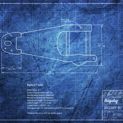 Bigsby B7 Vibrato Tailpiece *Designed for use on arch top electric guitars image 3
