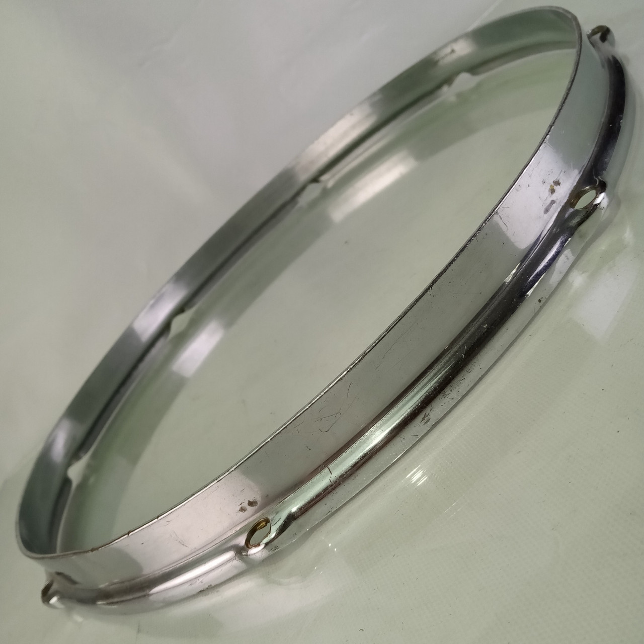 Slingerland 14"Chrome Stick-Chopper Snare Drum/Floor Tom Rim/Hoop COB Buddy Rich — main photograph