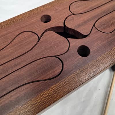 Hardwood Music Company Purple Heart/Leopard Wood 6-Key Bones 2010s (C020-12) image 2