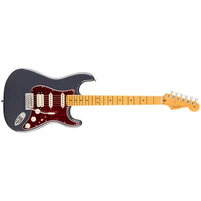American Professional Classic Stratocaster HSS MN Faded Black + Housse Fender image 3