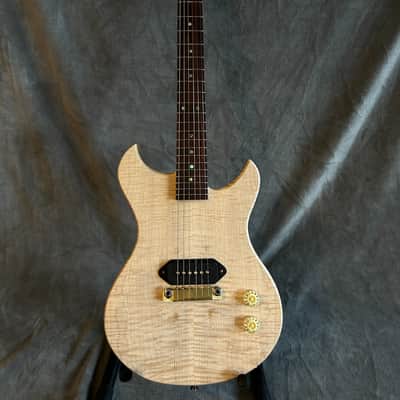 96 art Solid Body Set Neck Doublecut Jr Mahogany and Maple Guitar - Custom Handmade image 18