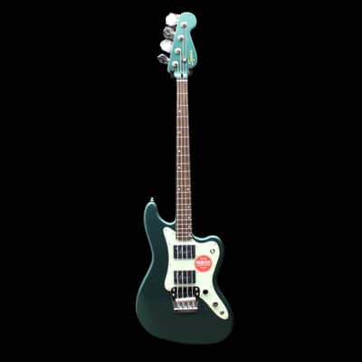 Squier Paranormal Rascal Bass HH, Laurel Fingerboard, Mint Pickguard, Sherwood Green image 3