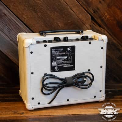 Vox VBM1 Brian May Special Recording Amp 10-Watt 1x6.5" Guitar Combo 2003 - 2005 - White with Brown Diamond Cloth image 2