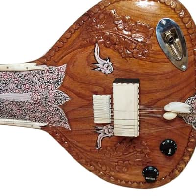 Naad Musical Electric Travel Sitar String Instrument With Bag image 2
