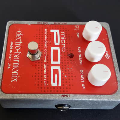 Electro-Harmonix Micro POG Polyphonic Octave Generator 2007 - Present - Red / Gray image 7