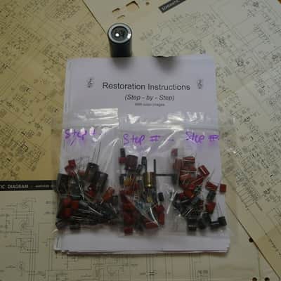 Harman Kardon 200 restoration kit filter capacitor repair rebuild fix image 1