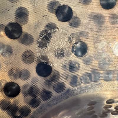 Paiste Signature Dark Energy 21" Mk1 Ride Cymbal 2547g image 8