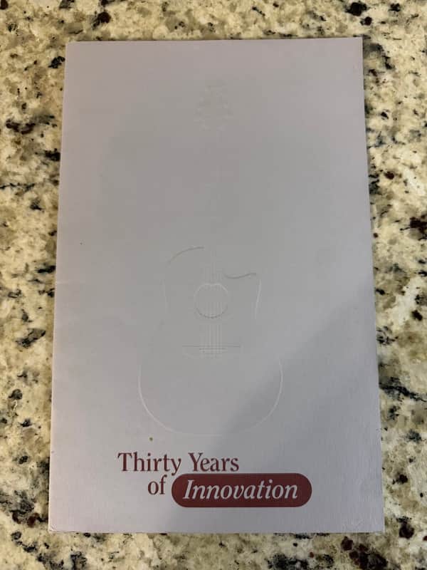 Ovation Collectors Series Brochure Catalog 1996 Adamas II Custom Legend Long Neck image 1