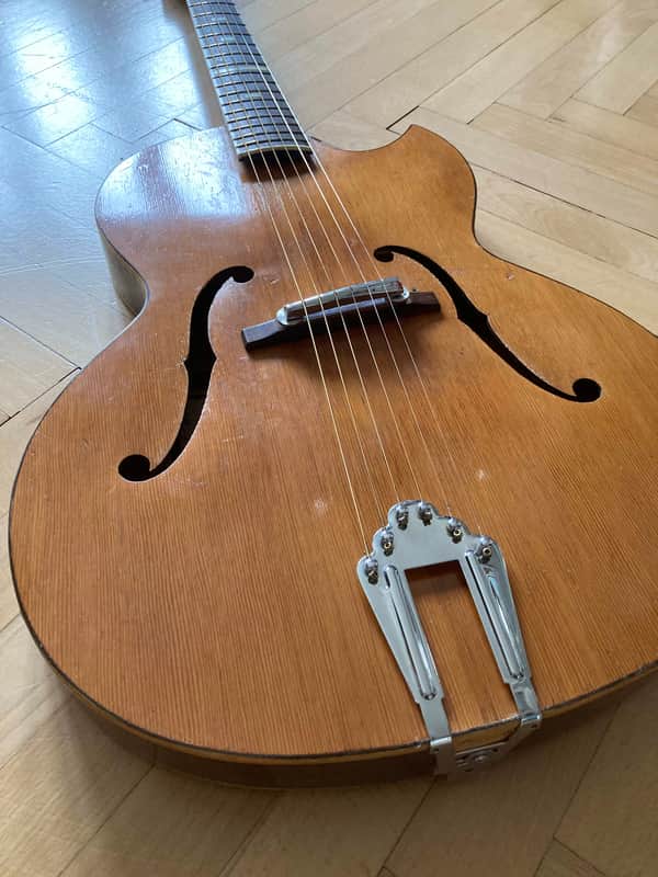 Handmade Jazz Guitar Slim Line 1966 - Natural image 1