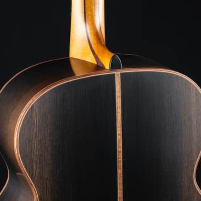 Lowden O-50 Ancient Bog Oak and Sinker Redwood with Leaf Inlays NEW image 20