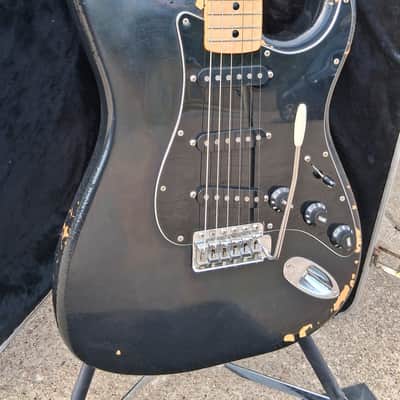 Fender Standard Strat 1979 - Heavy Relic Black image 1