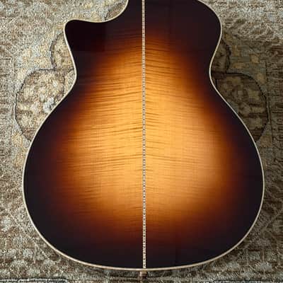 Eastman AC622CE-SB Grand Auditorium Acoustic Electric in Sunburst w/ Hard Case & Free Pro Setup image 11