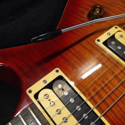 Paul Reed Smith prs sc 20th anniversary 2006 cherry Sunburst flamed maple top flying birds+ trem image 7