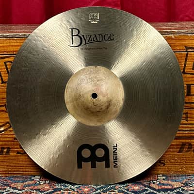 15" Meinl Byzance Jazz Thin Hi-Hat Cymbal Pair 1160g/1442g *Video* image 2