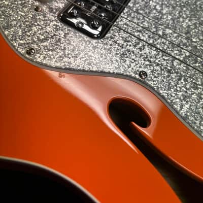 Fender Limited Edition Parallel Universe Series Deluxe Thinline Super Telecaster Orange image 21