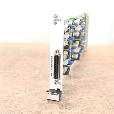 Studer 8-Channel Analog Line Out Card for D21m & D23m Modular I/O System CG01HAH image 1
