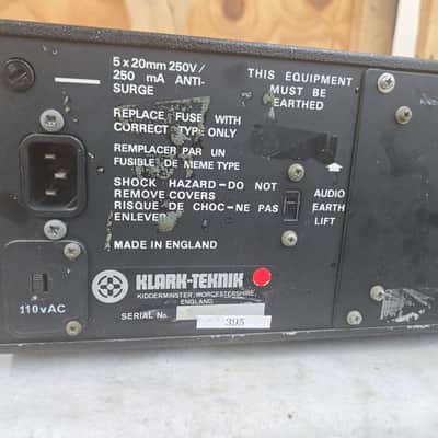 Klark Teknik DN360 2-Channel 31 Band Graphic Equalizer - Tested & Working #395 image 7