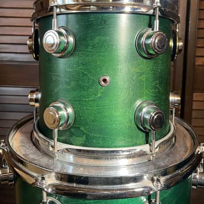 DW collectors series 3 piece bop kit satin emerald green image 4