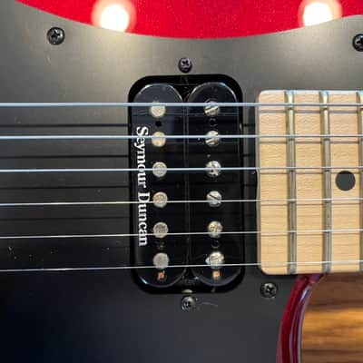 2013 Charvel Pro-Mod So-Cal Style 1 HH FR M Electric Guitar Maple Fingerboard Quarter Sawn Maple Neck Candy Apple Red Floyd Rose Seymour Duncan MIM Mexico Superstrat Super Low First Year Serial Number (CM000501) San Dimas image 5