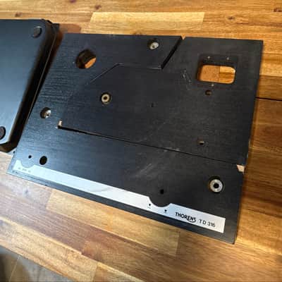 Thorens TD 316 Turntable Black Plinth And Metal Board Part Repair image 8