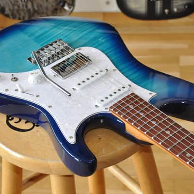 IBANEZ AZ22S1F TXB Transparent Turquoise Burst / AZ Standard Series / AZ22S1F-TXB / 5N250700427 image 5