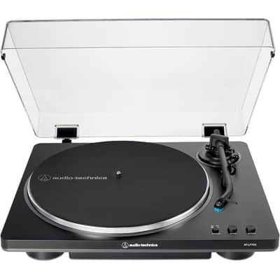 Audio-Technica AT-LP70X-BG Fully Automatic Belt-Drive Turntable w/ Record Care Bundle image 2