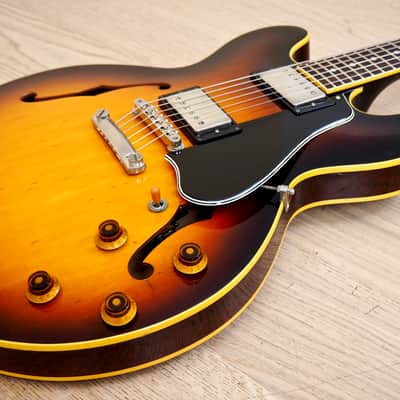 1981 Greco Super Real SA1200 Vintage Long Guard Lacquer 335 w/ Dry Z PAFs & Case, Japan image 8