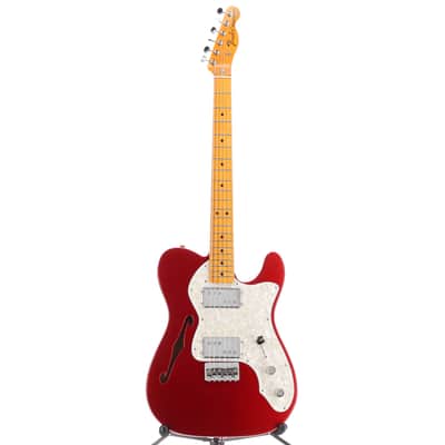Fender American Vintage II 1972 Telecaster Thinline Candy Apple Red (P2) (17384) image 5