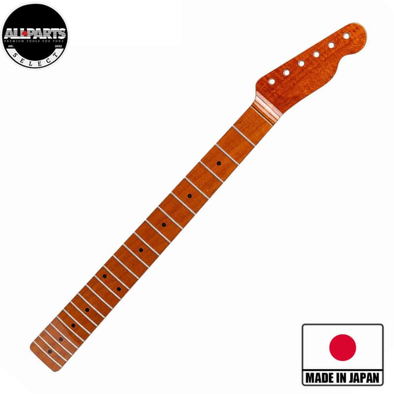 Allparts Select "50s U" Vintage Replacement Tele Neck Roasted Maple - Licensed by Fender