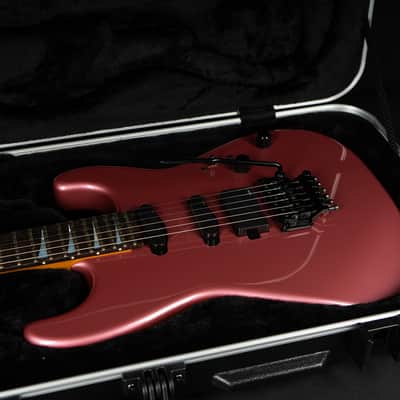 Charvel USA Custom Shop San Dimas HSS FR - Burgundy Mist Metallic Bild 16