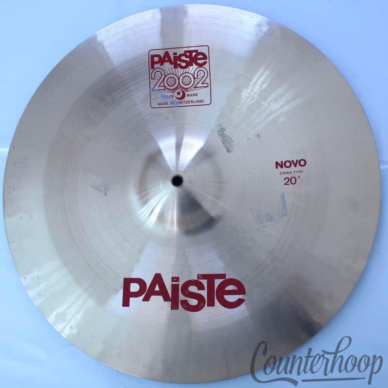 *Paiste 2002 20" Novo China Type Chinese Cymbal 1723g Switzerland B8 Red Label* image 1