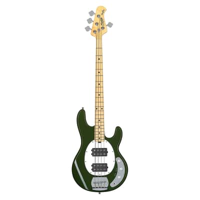 Sterling by Music Man StingRay HH 4-String Bass Guitar - Olive - Open Box image 2