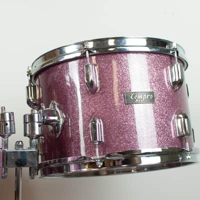 1970s Tempro Pro Lavender Sparkle Drum Kit image 9