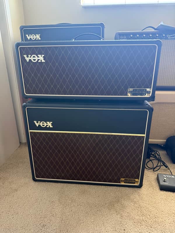 UK Made Vox AC30HW Limited Edition Hand-Wired 30 Watt 2x12 Head and Cabinet image 1