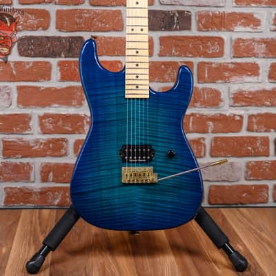 Charvel USA Custom Shop San Dimas Custom Flame Maple Top Chlorine Burst 2006 w/OHSC image 1