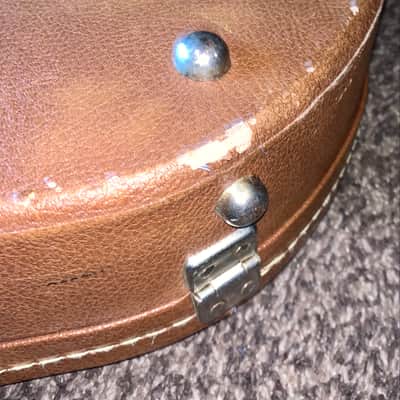 Vintage 1990’s Gibson usa Hardshell case Les Paul pink Brown image 9
