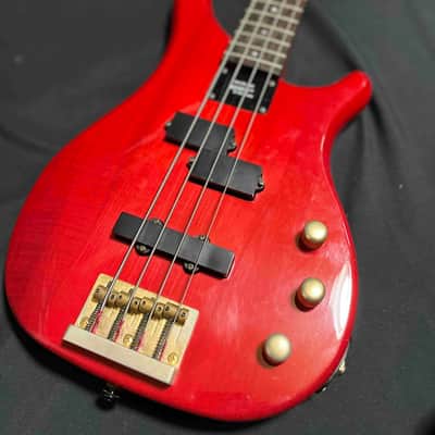 Fernandes FRB-55 MIJ 32" Medium Scale - Red Revolver Bass image 1