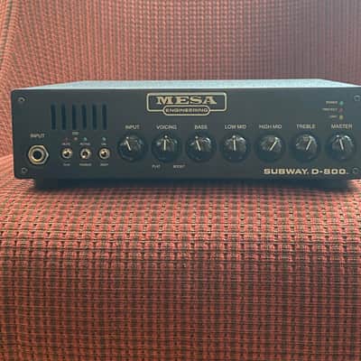 Mesa Boogie Subway D-800 800-Watt Bass Amp Head 2015 - Present - Black image 4