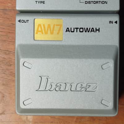 Ibanez AW7 Autowah [NOS - New Old Stock, with Box and Manual] 2002 - 2005 - Grey Silver image 8