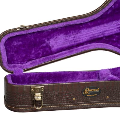 Ortega RMAE200PF Americana Series A-Style Acoustic-Electric Mandolin + Croco Leather Case image 8