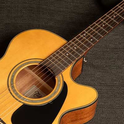 Takamine GF30CE-NAT FXC Folk Spruce/Okoume Gloss Natural A/E Acoustic - No Bag/Case image 4