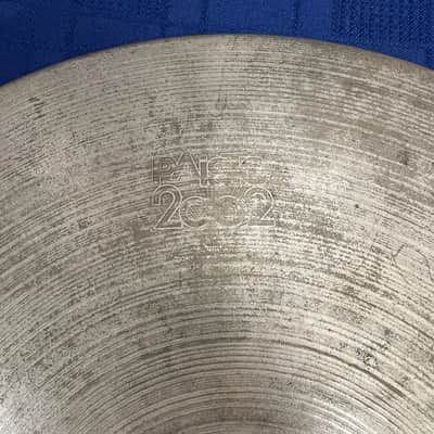 Vintage Paiste 2002 Sound Edge 14" Hi Hat Cymbal Pair Black Label image 3