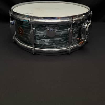 Gretsch Broadkaster Name Band 14" x 5,5" snare drum 1950's - Midnight Blue image 4