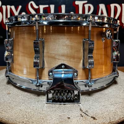 Ludwig Classic Maple 14x6.5" Rock Concert Snare Drum - Natural Lacquer image 6