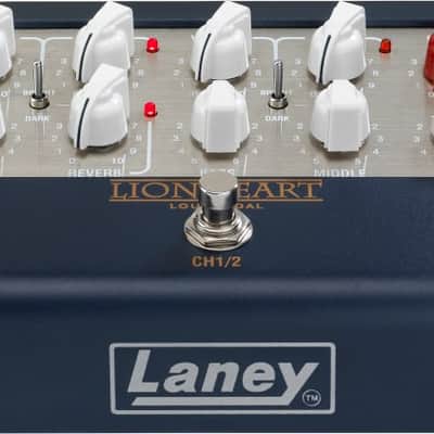 LANEY Loudpedal Tom Quayle signature 60-watt 2 channel Lionheart amplifier w IR loader Cab Sim and digital DAW recording image 4